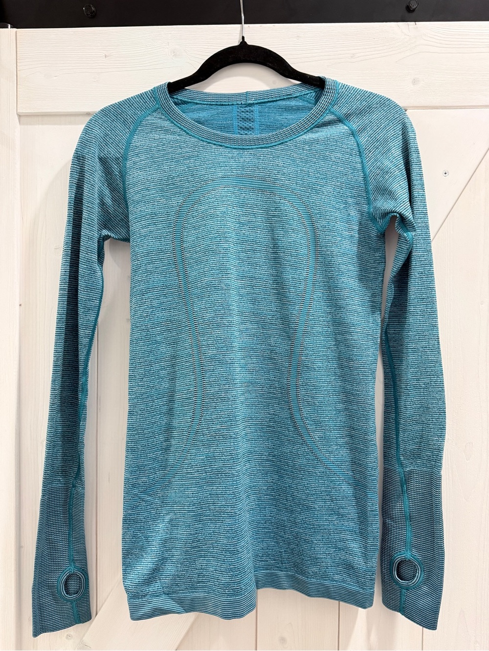 Lululemon Blue Swiftly Tech Long-Sleeve Shirt